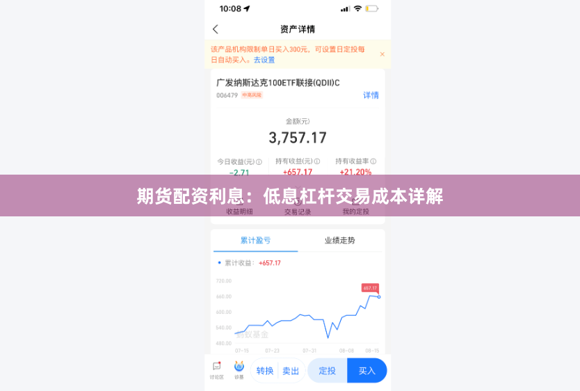 期货配资利息：低息杠杆交易成本详解