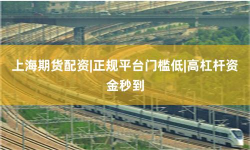 上海期货配资|正规平台门槛低|高杠杆资金秒到